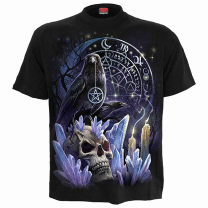 Black - Front - Spiral Direct Unisex Adult Witchcraft T-Shirt