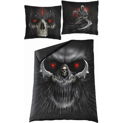 Black - Back - Spiral Direct Dark Death Duvet Cover Set