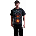 Black - Side - Spiral Direct Unisex Adult Dragon´s Lair Short-Sleeved T-Shirt