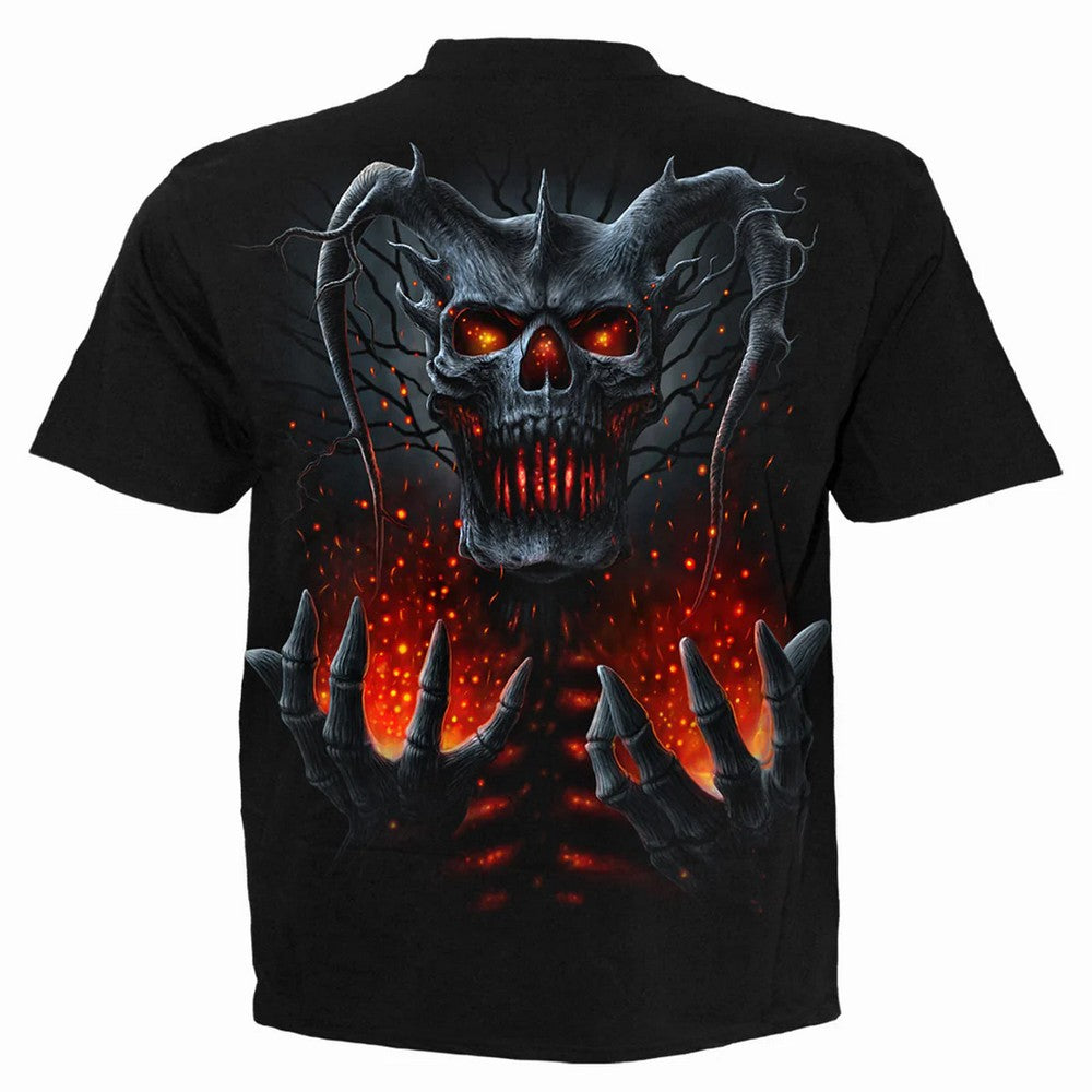 Black - Back - Spiral Direct Unisex Adult Death Embers Shirt