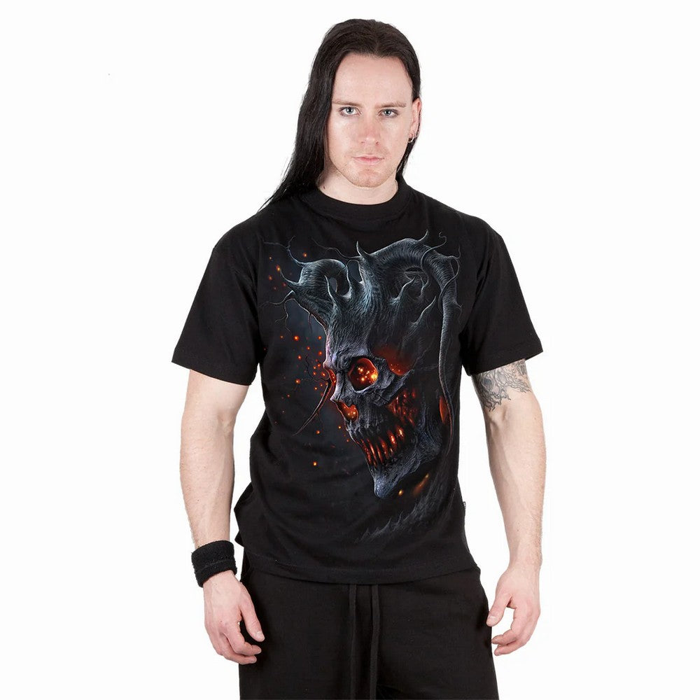 Black - Side - Spiral Direct Unisex Adult Death Embers Shirt