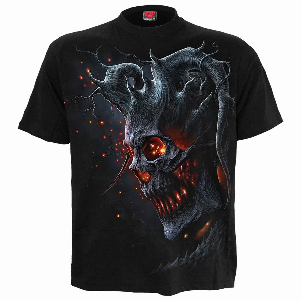 Black - Front - Spiral Direct Unisex Adult Death Embers Shirt
