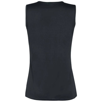 Black - Back - Spiral Direct Womens-Ladies Burnt Rose Sleeveless Top