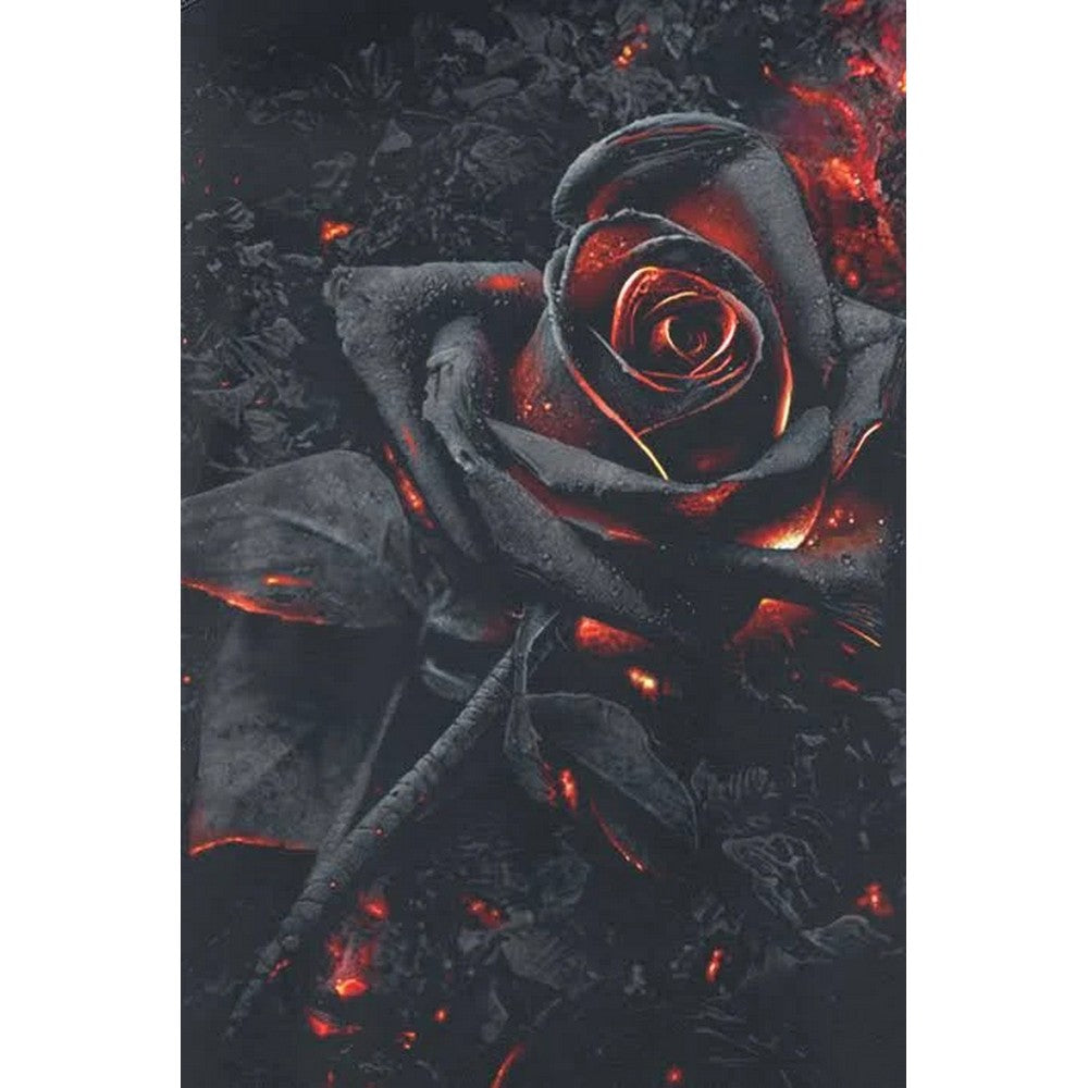 Black - Side - Spiral Direct Womens-Ladies Burnt Rose Sleeveless Top