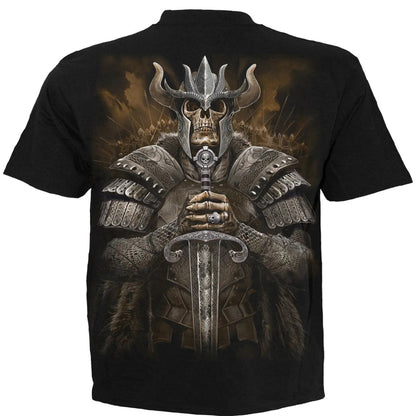 Black - Back - Spiral Direct Unisex Adult Viking Warrior T-Shirt