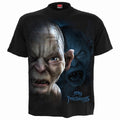 Black - Front - Spiral Direct Unisex Adult Gollum The Lord Of The Rings T-Shirt