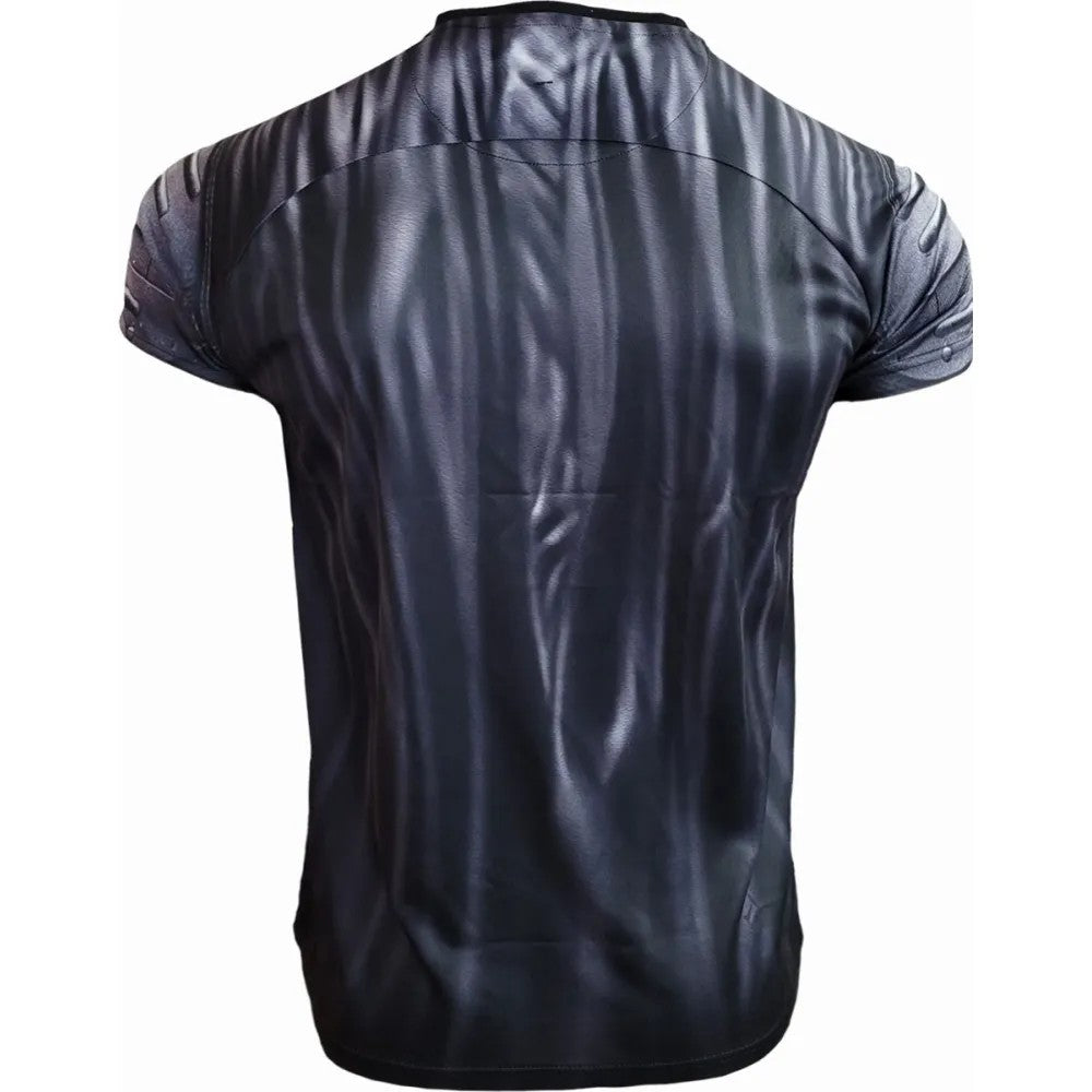 Black - Back - Batman Unisex Adult Muscle Cape T-Shirt