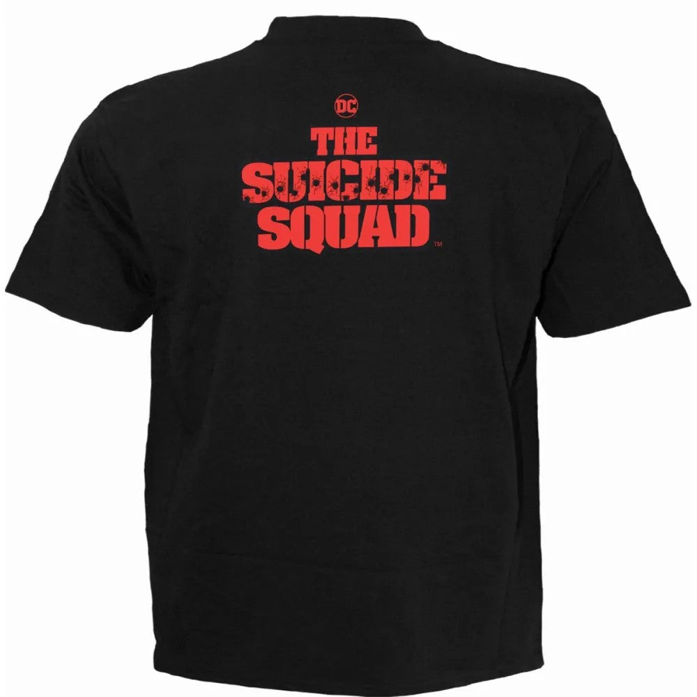 Black - Back - Spiral Direct Unisex Adult Montage Suicide Squad T-Shirt
