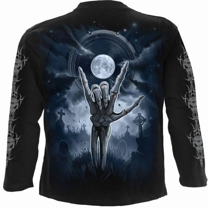 Black - Back - Spiral Direct Unisex Adult Grim Rocker Long-Sleeved T-Shirt