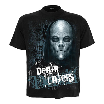 Black - Front - Spiral Direct Unisex Adult Death Eater Harry Potter T-Shirt