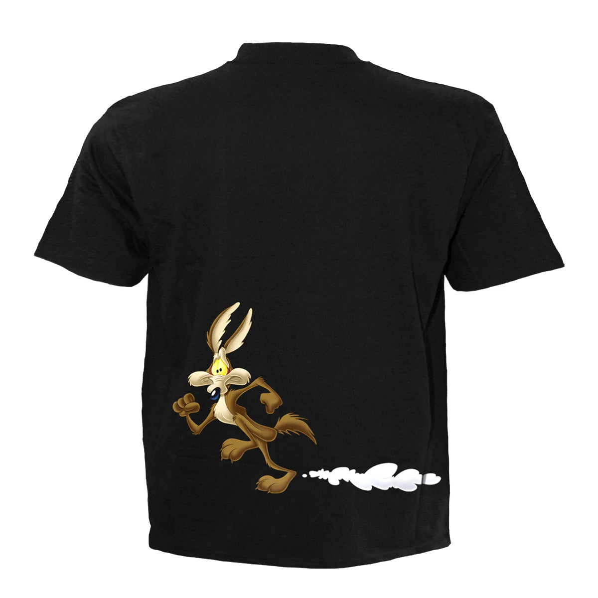 Black - Back - Looney Tunes Unisex Adult Beep Beep Wile E Coyote Short-Sleeved T-Shirt
