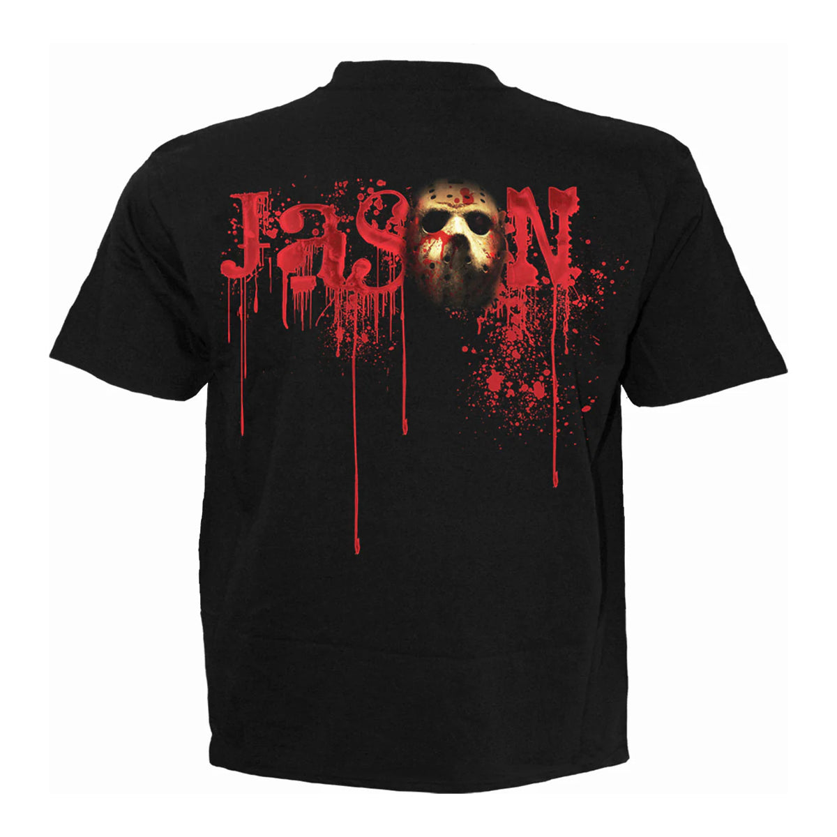 Black - Back - Spiral Direct Unisex Adult Jason Lives Friday The 13th T-Shirt