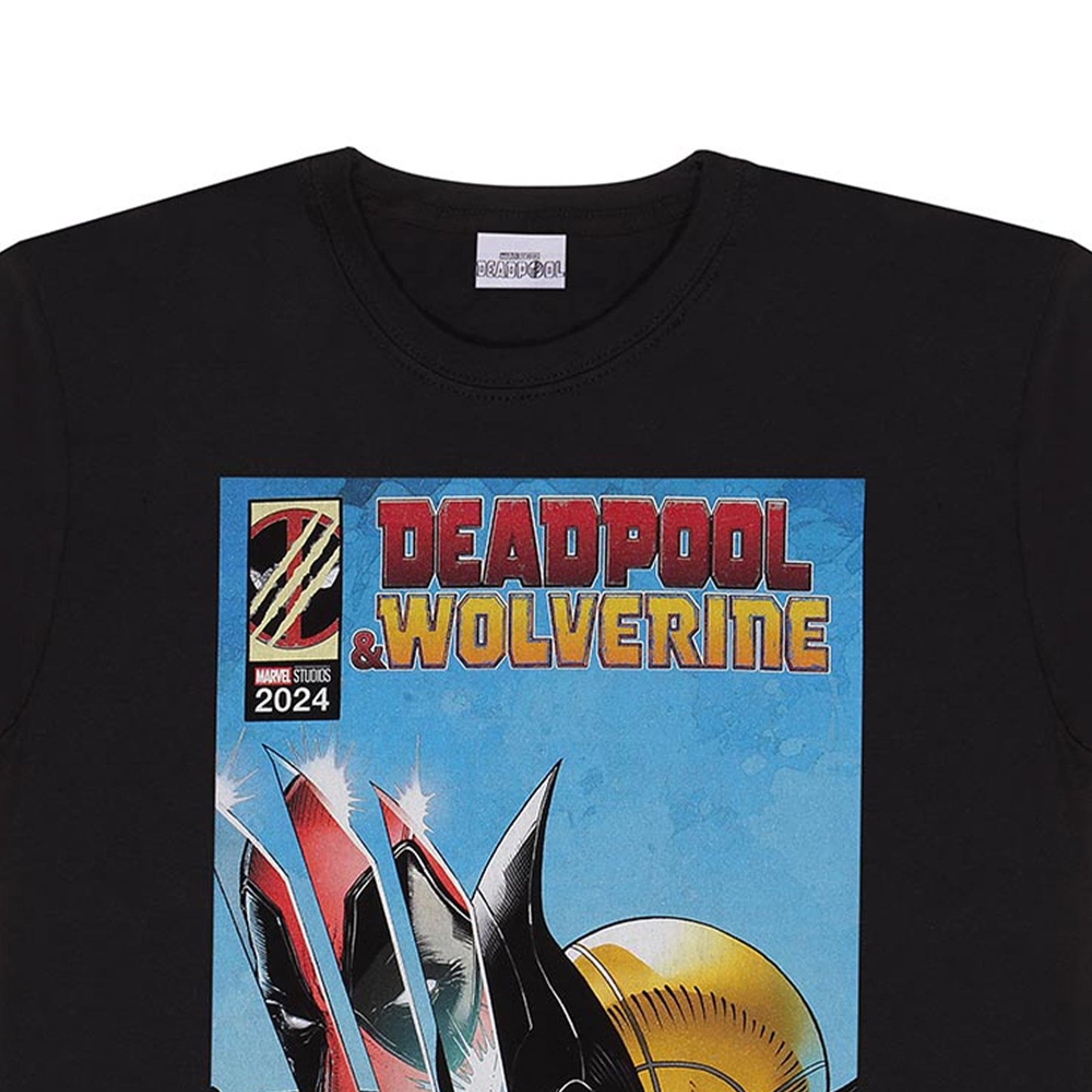 Black - Back - Deadpool & Wolverine Unisex Adult Reflection T-Shirt