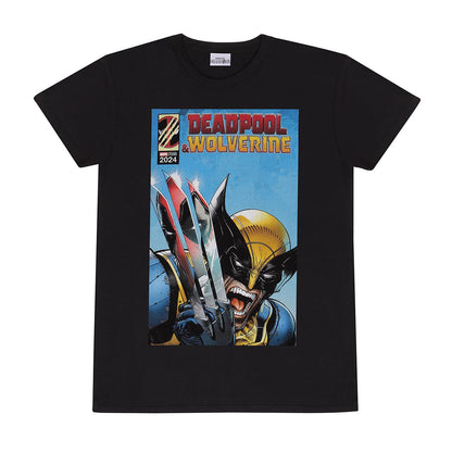 Black - Front - Deadpool & Wolverine Unisex Adult Reflection T-Shirt