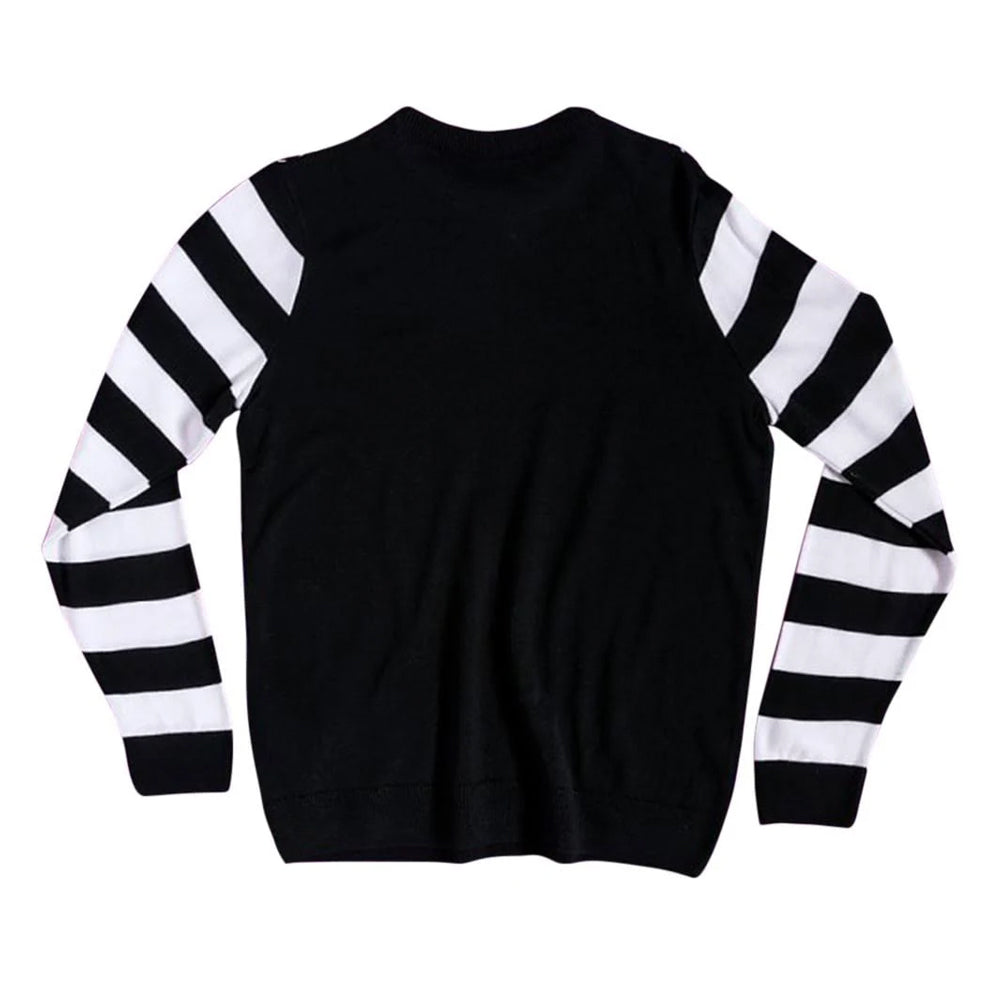 Multicoloured - Back - Spiral Direct Unisex Adult Stripe Beetlejuice Jumper