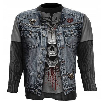 Black - Front - Spiral Direct Unisex Adult Thrash Metal Long-Sleeved T-Shirt