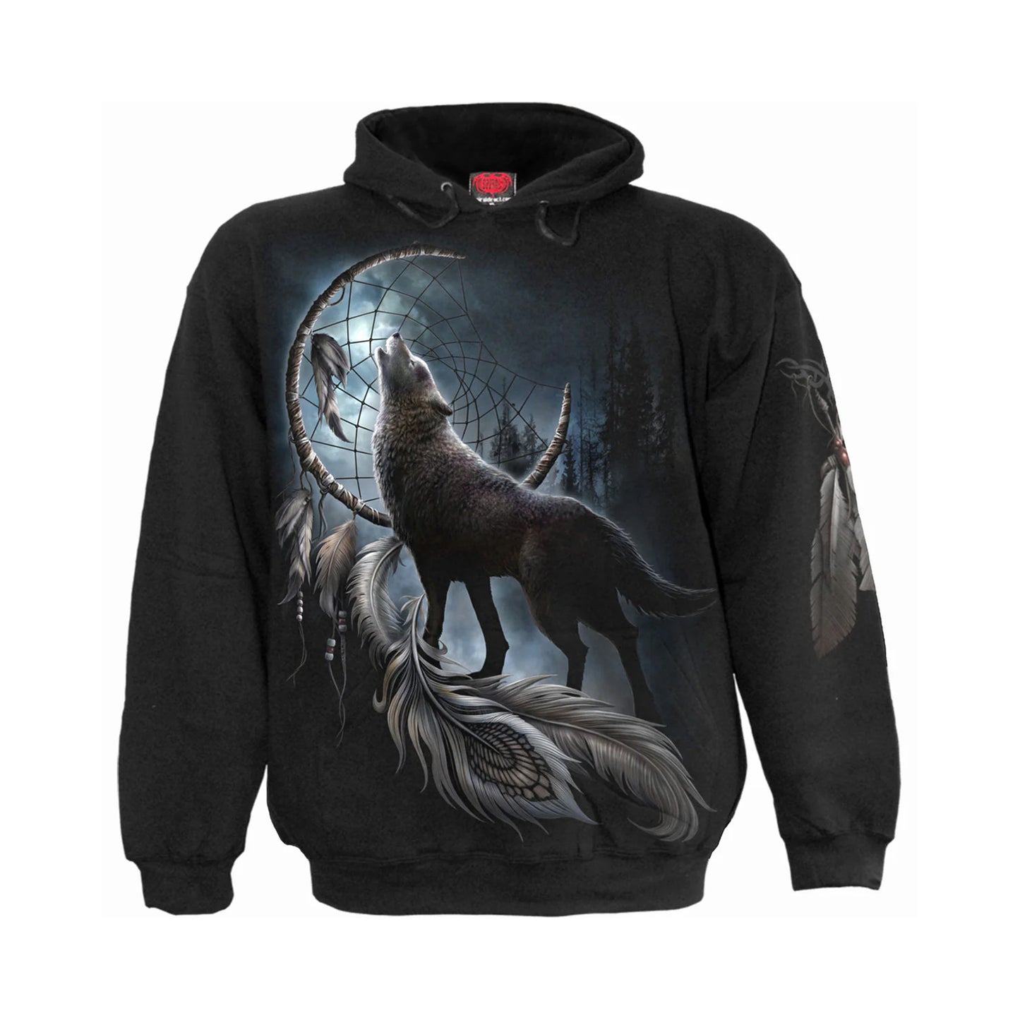 Black - Front - Spiral Direct Unisex Adult From Darkness Hoodie