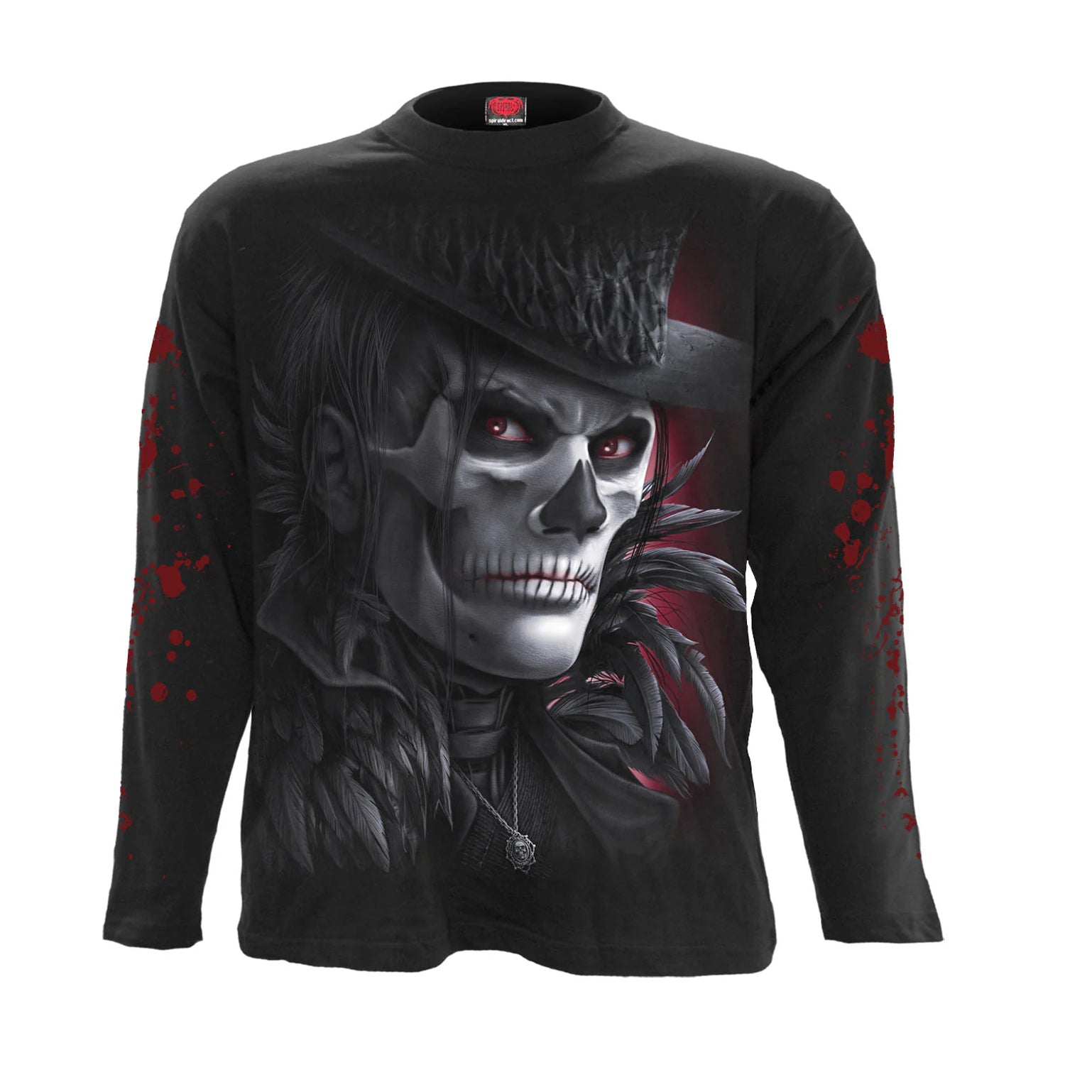 Black - Front - Spiral Direct Unisex Adult Day Of The Goth Long-Sleeved T-Shirt