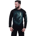Black - Side - Spiral Direct Unisex Adult Forest Guardians Long-Sleeved T-Shirt