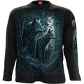 Black - Front - Spiral Direct Unisex Adult Forest Guardians Long-Sleeved T-Shirt