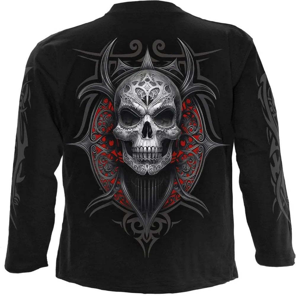 Black - Back - Spiral Direct Unisex Adult High Priestess Long-Sleeved T-Shirt