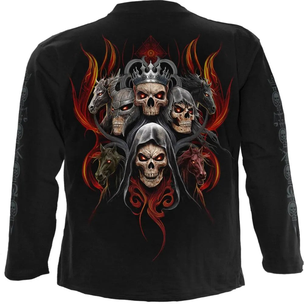 Black - Back - Spiral Direct Unisex Adult Revelation T-Shirt
