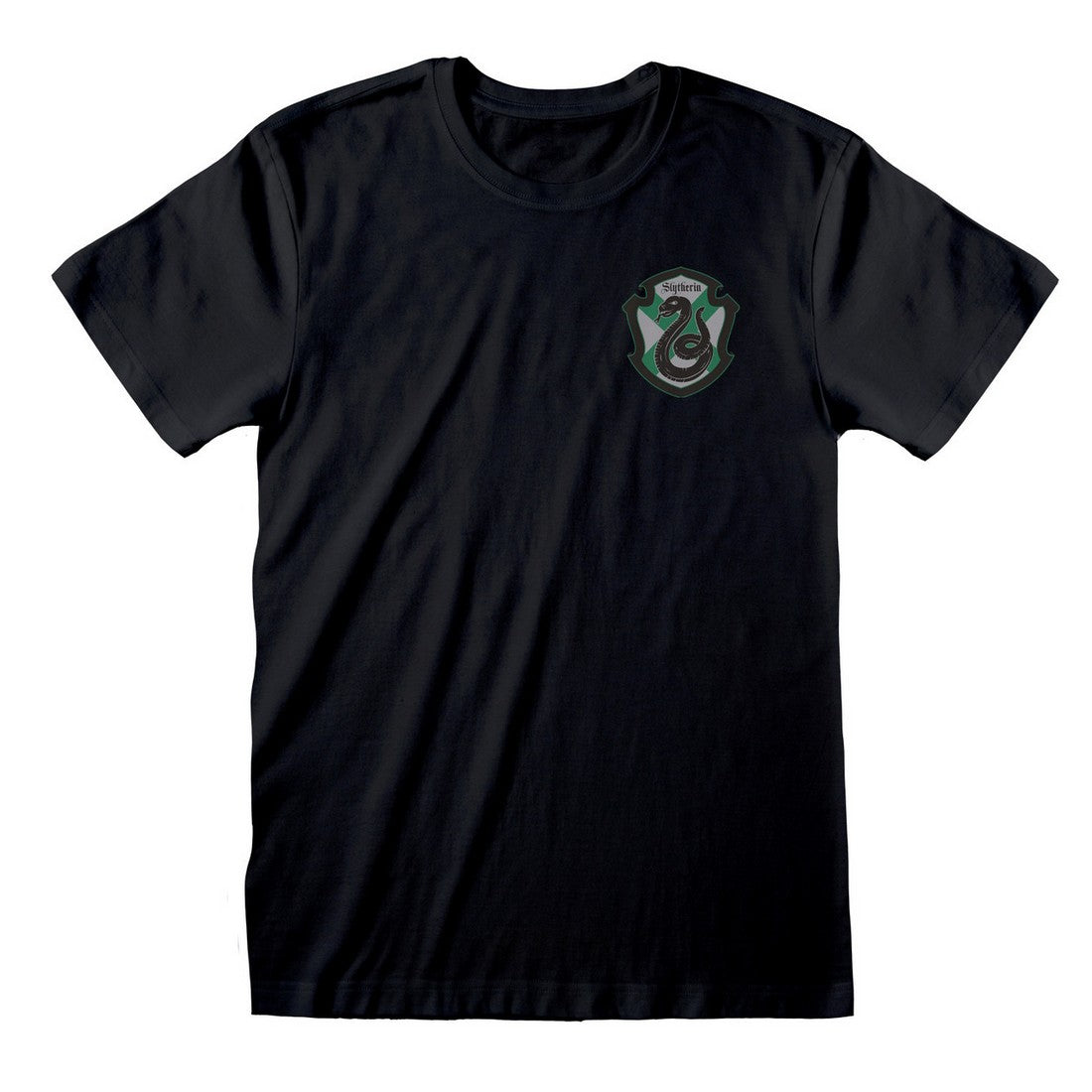Black - Front - Harry Potter Unisex Adult Quidditch Slytherin Short-Sleeved T-Shirt