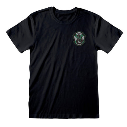 Black - Front - Harry Potter Unisex Adult Quidditch Slytherin Short-Sleeved T-Shirt