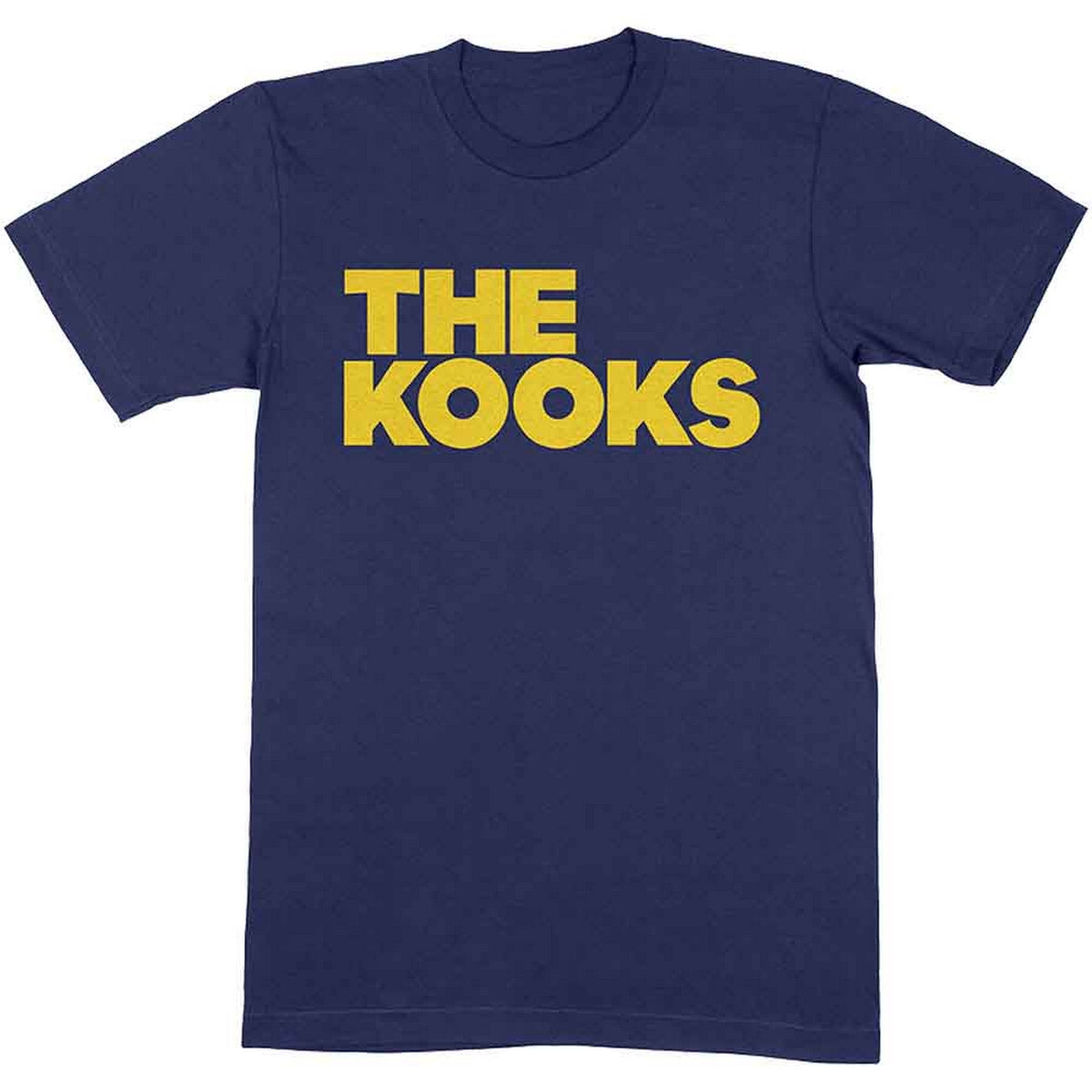 Navy - Front - The Kooks Unisex Adult Text T-Shirt