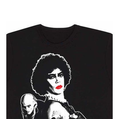 Black - Back - The Rocky Horror Picture Show Unisex Adult Frank-N-Furter T-Shirt