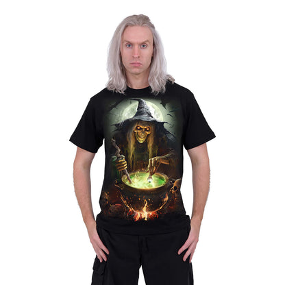 Black - Side - Spiral Direct Unisex Adult Witch´s Brew Short-Sleeved T-Shirt