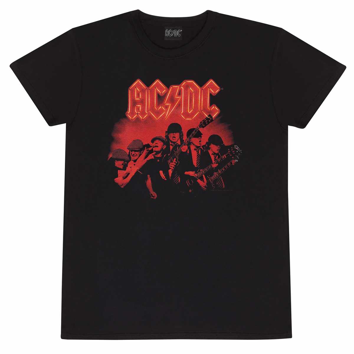 Black - Front - AC-DC Unisex Adult Power Up Album Cover T-Shirt