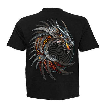 Black - Back - Spiral Direct Unisex Adult Razor Back Short-Sleeved T-Shirt
