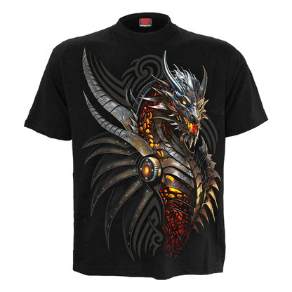 Black - Front - Spiral Direct Unisex Adult Razor Back Short-Sleeved T-Shirt