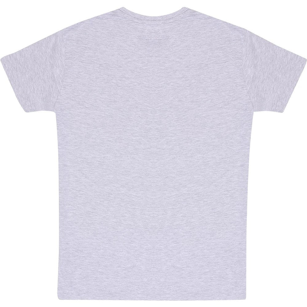 Heather Grey - Back - Helldivers 2 Unisex Adult Super Earth T-Shirt