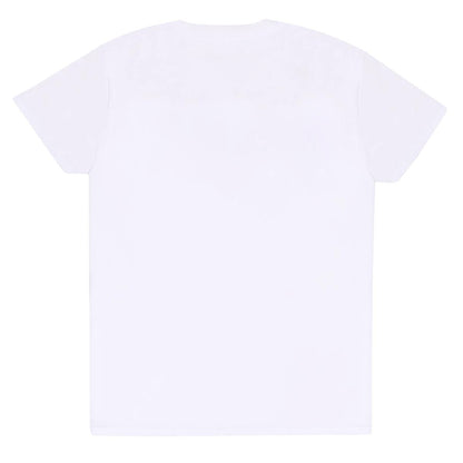 White - Back - Neck Deep Unisex Adult Text Guy T-Shirt