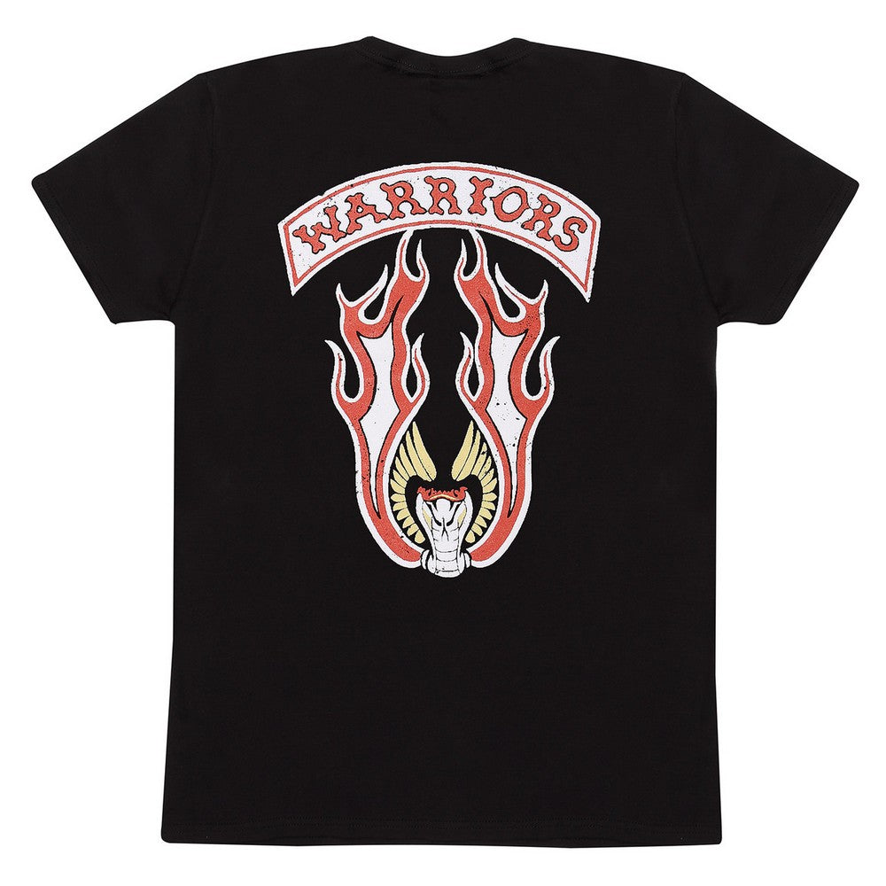 Black - Back - The Warriors Unisex Adult Logo Back Print T-Shirt