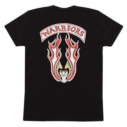 Black - Back - The Warriors Unisex Adult Logo Back Print T-Shirt