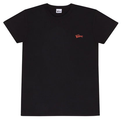Black - Front - The Warriors Unisex Adult Logo Back Print T-Shirt
