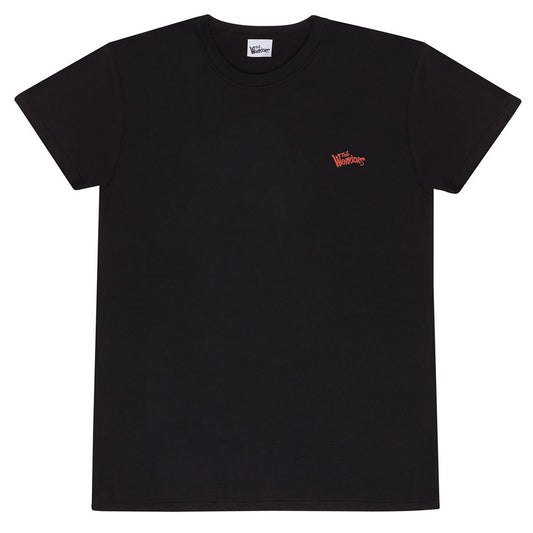Black - Front - The Warriors Unisex Adult Logo Back Print T-Shirt