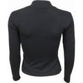 Black - Back - Spiral Direct Womens-Ladies Black Cat Pentagram Shoulder Long-Sleeved Top