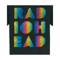 Black - Back - Radiohead Unisex Adult Rainbow Cutout T-Shirt