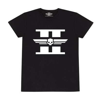 Black-White - Front - Helldivers 2 Unisex Adult Logo T-Shirt