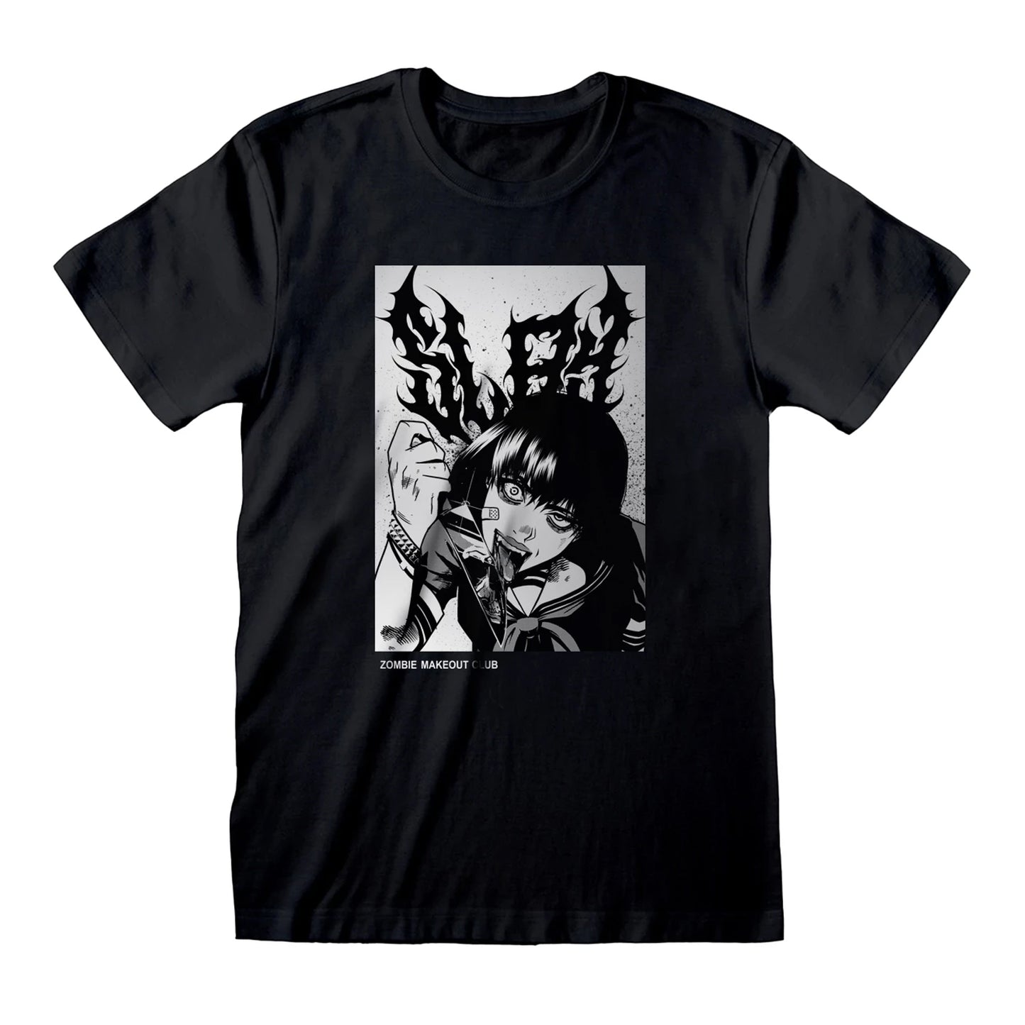Black - Front - Zombie Makeout Club Unisex Adult Nice To See You T-Shirt