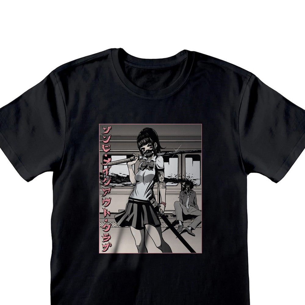 Black - Back - Zombie Makeout Club Unisex Adult Commuter T-Shirt