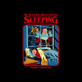 Black - Back - Steven Rhodes Unisex Adult He Sees You When You´re Sleeping T-Shirt
