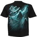 Black - Back - Spiral Direct Unisex Adult Ghost Skull Short-Sleeved T-Shirt