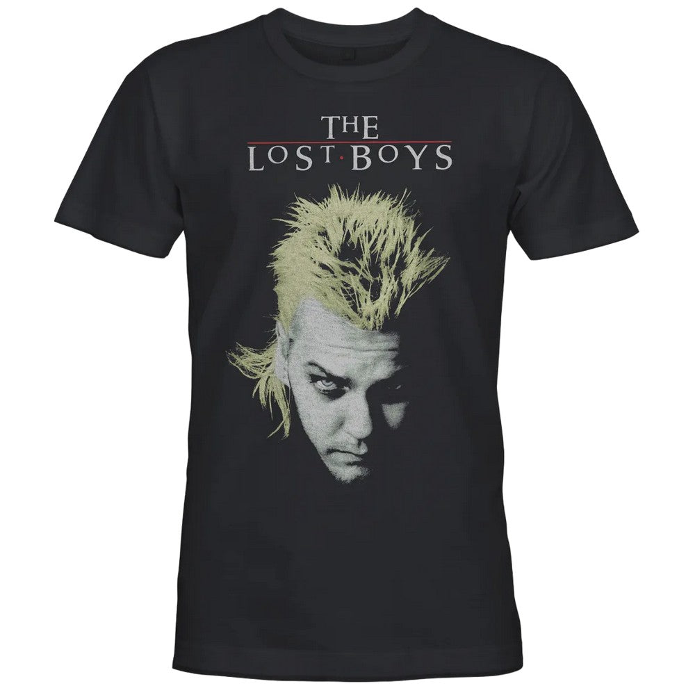 Black - Front - The Lost Boys Unisex Adult David Triptych T-Shirt