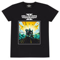 Black - Front - Helldivers 2 Unisex Adult 2D Art & Logo T-Shirt