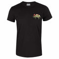 Black - Front - Steven Rhodes Unisex Adult Back Print T-Shirt